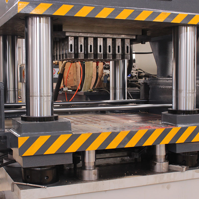 630噸四柱雙色魚餌壓塊機